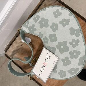 Jen & Co. Floral Mint Green Women's Bag